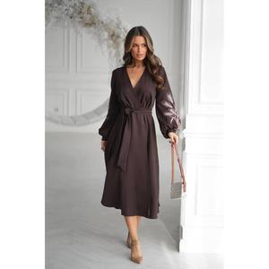 Robe et Blouse Ethniques Brodés à la Main pour Femme, Taille Naturelle, Vert Ukraine, 100% Coton Anti-Plis, Cadeau - Product Image 4