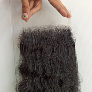 Cierre de Encaje HD de Cabello Humano Brasileño Negro Natural, Tamaño Personalizado, Cierre y Frontal de Encaje HD, ÚLTIMO MODELO DE CIERRE DE ENCAJE HD - Product Image 1