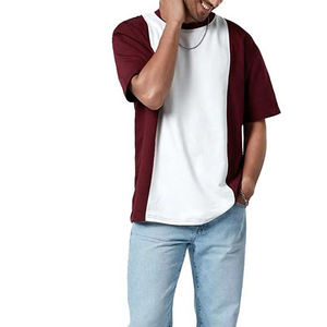 T-shirts pour hommes personnalisés, T-shirt délavé à l'acide pour hommes, 100% coton, taille oversize, T-shirts déchirés, impression de logo, T-shirt vintage - Product Image 6