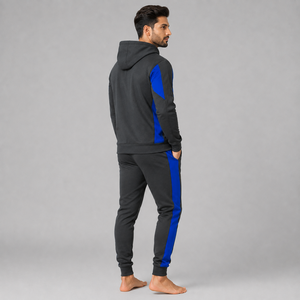 2 Piece <b>Pants</b> Set Men's <b>Track</b> Suit Fleece Oversized <b>Baggy</b> Windbreaker Winter Season Wear Men's <b>Track</b> Suit custom Made - Product Image 3