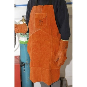 Premium Quality Heavy-Duty Cowhide Leather Welding Apron Industrial Safety Gear High Heat Spark Resistant Features for Workers - Product Image 1
