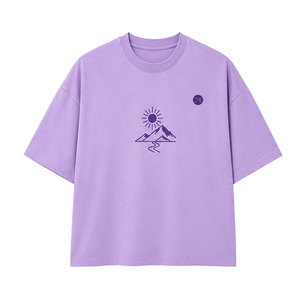 Camiseta de Hombre Estilo Fresco, Corte Cuadrado, Algodón Grueso y Suave, Ajuste Holgado y Relajado, Ropa Casual Urbana para la Moda Diaria Moderna - Product Image 5