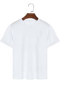 เสื้อยืดแขนสั้นทรงปกติ ผ้าเจอร์ซีย์นิต เหมาะสำหรับการผลิตเสื้อผ้าตามสั่ง - Product Image 5