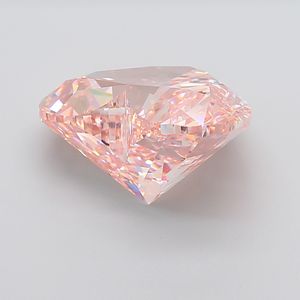 Diamante Radiante de Fantasía Intenso Naranja-Rosa Cultivado en Laboratorio, Corte Maestro, Forma de Corazón, Brillo Modificado, Tonos Excepcionales de Atardecer, CVD IGI - Product Image 3