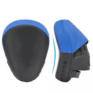Mitaines et pads de frappe personnalisés en cuir de luxe, confortables et protecteurs pour la boxe, le Muay Thai et le kickboxing, entraînement AS-FP-35 - Product Image 4