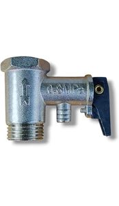 Robinet d'angle en laiton fileté 1/2 po, vanne d'arrêt d'eau, pression nominale 0,8 MPa, commande manuelle - Product Image 3