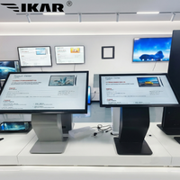 32-65 inç Android 11 4K Akıllı İnteraktif Dokunmatik Tahta 20 Noktalı IR Dokunmatik Ekran Duvara Monte Bilgi Kiosku (CMS özellikli)