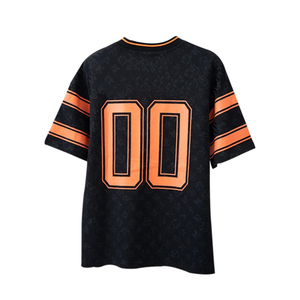 Camiseta de Fútbol Unisex con Estampado Personalizado, Corte Cuadrado, Transpirable, de Secado Rápido, Cuello en V, Malla de Poliéster - Product Image 2