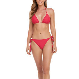 Conjunto de Bikini de Buena Calidad para Mujer, Traje de Baño Hecho a Medida, Material de Spandex/Nylon, Braguita Cheeky, Sujetador Triangular, Alta Elasticidad para Adultos - Product Image 1