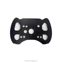 Volant de jeu de course personnalisé OEM pour voiture, en fibre de carbone, léger, haute résistance, noir, simulateur de course