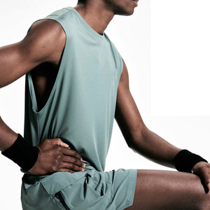 Chaleco Deportivo de Alta Elasticidad de Secado Rápido para Hombre, Camiseta sin Mangas para Gimnasio, Entrenamiento y Uso Casual - Product Image 5