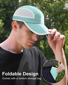 Lightweight Adjustable Trucker <b>Cap</b> Breathable Waterproof Unisex 100% Polyester Business Casual <b>Hat</b> Spring Summer - Product Image 5