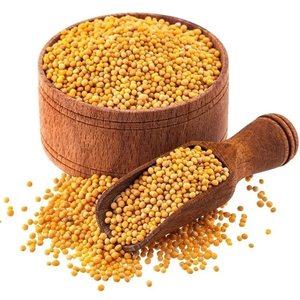 Graines de moutarde jaunes sèches de qualité supérieure, graines brutes naturelles, aliment sain, graines de moutarde d'Inde - Product Image 1