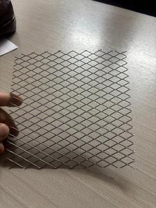 Efficient heavy duty galvanized perforated metal <b>sheet</b> diamond hole <b>mesh</b> roll for industrial fence barrier partition use - Product Image 4