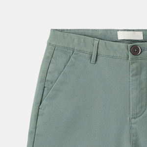 Pantalones Cortos de Tela Suave para Niños, Ropa de Verano Moderna, Pantalones Cortos Casuales de Verano, Tela de Algodón Cómoda / Diseño de Logotipo Personalizado, Color Sólido - Product Image 3