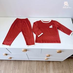Conjunto de Pijama de Manga Larga para Niños SeunKids, Ropa de Dormir Ligera y Suave, Fabricante de Vietnam - Product Image 2