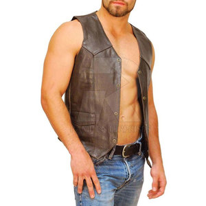 Chaleco de Cuero Genuino para Hombre, Resistente al Viento, Ecológico, para Invierno, Nuevo Modelo en Venta - Product Image 3