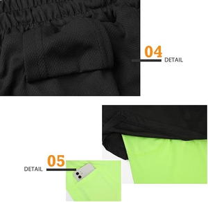 Custom <b>Compression</b> <b>Shorts</b> 2 in 1 Gym <b>Shorts</b> with Inner <b>Compression</b> Layer for Running Training Wear - Product Image 6