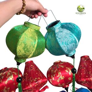 Handmade Festival Lantern Hoi An Silk Lantern Traditional Vietnamese Craft for Home and Event Decor - Product Image 4