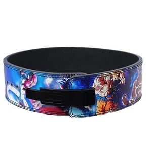High Quality Heavy Duty Breathable Sublimation Printed Anime Character Gym Lever Belt Buckle Closure Fitness Powerlifting - Product Image 2