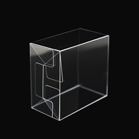 Boîte cadeau transparente en acétate, emballage en PVC transparent, boîte pliante en plastique PET rectangulaire, impression personnalisée, vente en gros OEM ODM