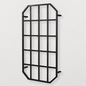 Panel de Rejilla Metálica Negra para Pared, Soporte para Plantas Trepadoras de Exterior, Marco de Cerca para Jardín con Soportes de Montaje, Decoración para Patio - Product Image 4
