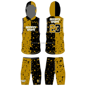 Conjunto de Uniformes de Fútbol Americano 7v7 para Adolescentes, Servicio de Sublimación Personalizada OEM Disponible, Uniforme 7v7 Transpirable sin Mangas - Product Image 1