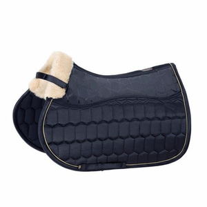 Tapis de selle western personnalisé pour chevaux, en feutre et polaire, avec doublure en coton et sangle de selle pour l'équitation et le dressage - Product Image 3
