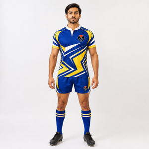 Uniforme de Rugby Ligero de Alto Rendimiento, Ropa Deportiva Profesional de Secado Rápido y Transpirable, Uniforme de Rugby de Construcción Cómoda - Product Image 4