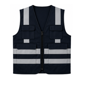 Gilet de sécurité léger réfléchissant haute visibilité pour hommes, vêtements de travail, fabricant sur mesure, fournisseur en gros, uniforme de protection - Product Image 1