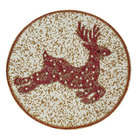 Kits de broderie de perles écologiques faits à la main traditionnels, fournitures de bijouterie et de artisanat en perles d'Inde, sets de table pour la maison