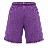 Shorts décontractés pour hommes de qualité supérieure, style streetwear, pour la gym, le fitness, la course estivale, effet délavé et usé.