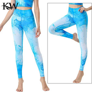 Leggings de Yoga con Estampado Europeo y Americano, Ajustados, Levanta Glúteos, Color Digital, Cintura Alta y Compresión Abdominal - Product Image 3