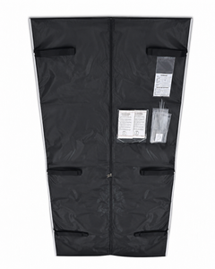 Sac mortuaire forensique noir en PVC Fingerprint Master avec fermeture éclair et sangles pour l'emballage funéraire - Product Image 5