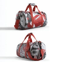 Sacs de sport de football américain, sacs de voyage par sublimation, sacs de sport unisexes, sacs de sport d'extérieur pour l'entraînement