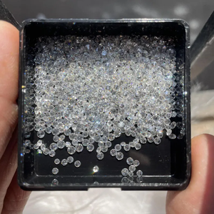 Diamants ronds blancs taille brillant pour la fabrication de bijoux, diamants ronds cultivés en laboratoire en vrac, diamants CVD pour bijoux - Product Image 1