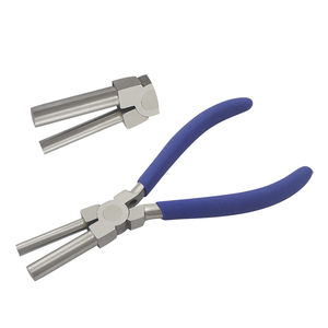 Bail Making Plier 6mm 8.5mm Jaw 35mm 150mm Size Spring Matt <b>Foam</b> Handles Circlip Crimping Fishing Jewelry Making Mandrel Plier - Product Image 1