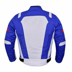 Blouson de moto unisexe en cuir coupe-vent à manches longues, color-block, grande taille, séchage rapide, respirant, toutes saisons, pour adulte - Product Image 4