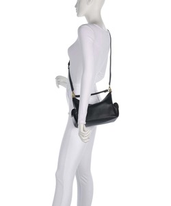 Bolso de Hombro de Cuero Negro para Mujer, con una Sola Correa, Resistente al Agua, Estilo Hobo, Tipo Tote, Bandolera, para el Trabajo y Viajes, Hecho en EE. UU. - Product Image 4