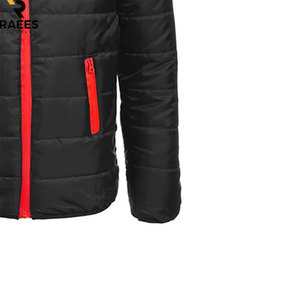 <b>Warm</b> <b>Fleece</b> Lined Bubble Jacket Thermal Insulation Padded Coat Bulk Ultra-Soft Glossy Nylon Bubble Jacket Water Resistant - Product Image 5