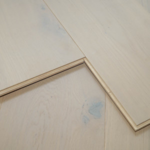 Plancher de bois dur machiné par chêne blanc de la meilleure qualité 2-Layer avec la finition durable et l'installation facile de clic - Product Image 2