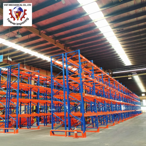 Almacén de palés industrial Almacenamiento Estanterías de palés de acero Sistema de estantería de palés selectivo de servicio pesado - Product Image 1