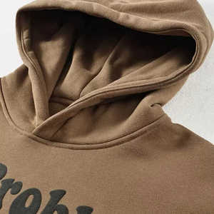 Sweat à capuche personnalisé avec impression en relief, OEM ODM, haute qualité, prix d'usine, vêtements décontractés doux et confortables, fabricant - Product Image 6