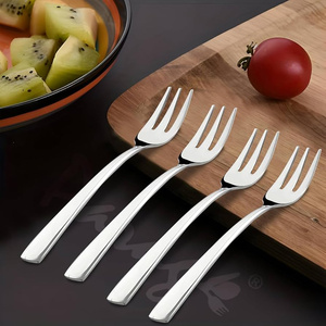 Ensemble de fourchettes en acier inoxydable de style premium pour la maison et l'hôtellerie, idéal pour les nouilles et les pâtes, avec organisateur de couverts - Product Image 5