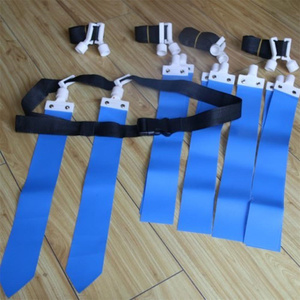 <b>Magic</b> Buckle Rugby Flag <b>Set</b> Polyester Hot Sale Custom Flag Football Belt Accessories for Football Game Player Belts - Product Image 4