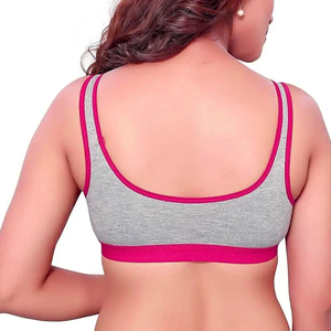Soutien-gorge de sport personnalisé pour femme, léger, respirant, à maintien élevé, en Spandex/Nylon, pour le fitness et le yoga, avec soutien frontal solide, OEM - Product Image 4