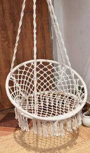 Luxurious Hammock <b>Chair</b>, <b>Macrame</b> Round <b>Swing</b>, Hanging Cotton <b>Macrame</b> Hammock <b>Chair</b>, <b>Macrame</b> - Product Image 2