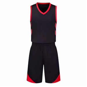 Ensemble d'uniformes de basketball unisexe de haute qualité, respirant, à séchage rapide, par sublimation, manches courtes, grande taille, antibactérien - Product Image 2