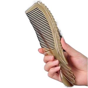 Peine de Cuerno de Búfalo Personalizable de Alta Demanda para Mujeres y Hombres - Product Image 2