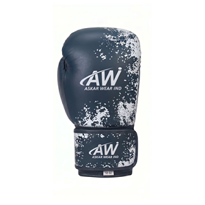 Askar Wear Ind Boxing Gloves 12 Oz PU Leather Training Gloves With <b>Velcro</b> Closure Breathable Design For Adults - Product Image 2